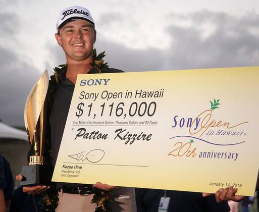 Golf, Patton Kizzire wins Sony Open in Honolulu