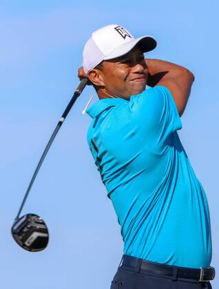 Golf, Tiger Woods at the Farmers Insurance Open