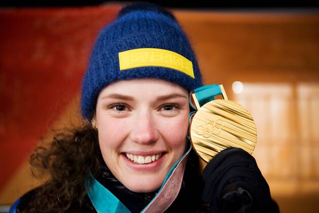 PyeongChang 2018 - Biathlon, 15km der Damen, Siegerehrung