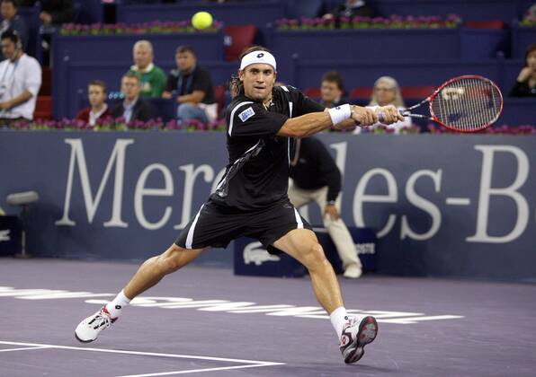 Tennis, ATP Masters, Halbfinale, David Ferrer besiegt Andy Roddick