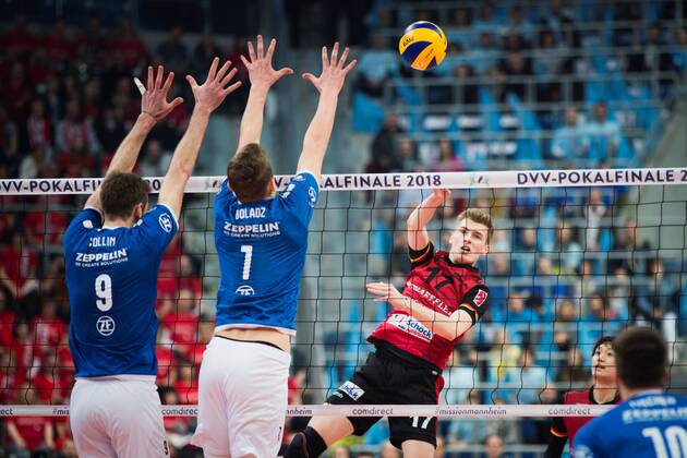Volleyball, Cup final, VfB Friedrichshafen - Volleyball Bisons Brühl
