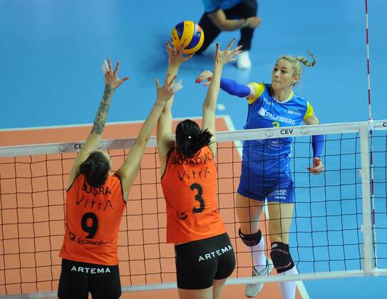 Volleyball, Women, CEV Cup, Eczacibasi Istanbul - Schweriner SC