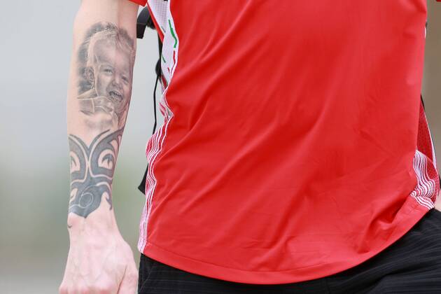 Formula 1, Bahrain GP, Tattoo of Kimi Räikkönen