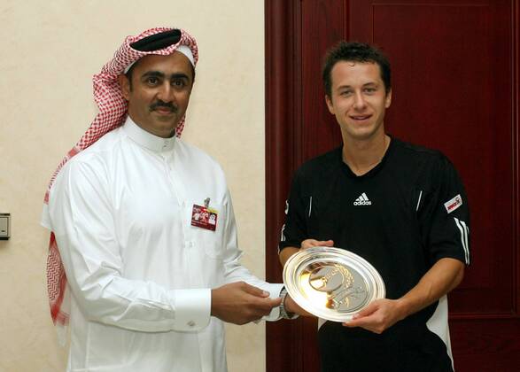 Tennis, ATP Tour in Doha, Philipp Kohlschreiber und David Skoch gewinnen im Doppel