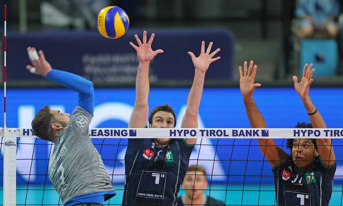 Volleyball, 1. BL Playoffs, Hypo Tirol Alpenvolleys Haching - VFB Friedrichshafen