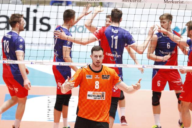 Volleyball, 1. BL Playoffs, United Volleys Rhein-Main - BR Volleys