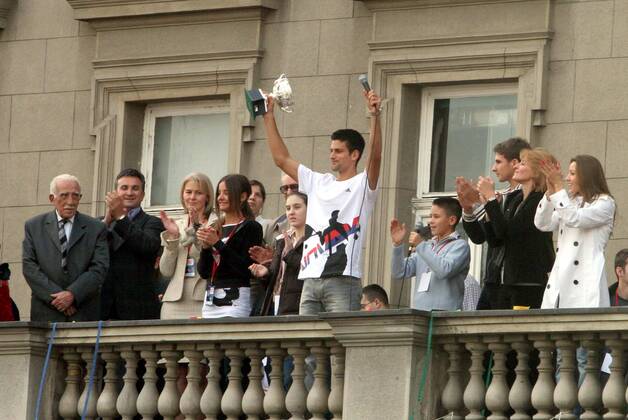 Tennis, Australian Open Sieger Novak Djokovic wird in Belgrad begeistert empfangen