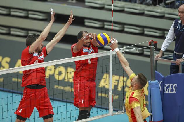 Volleyball, International match Portugal - Spain