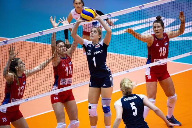 Volleyball Nations League, Women, Serbia - Poland