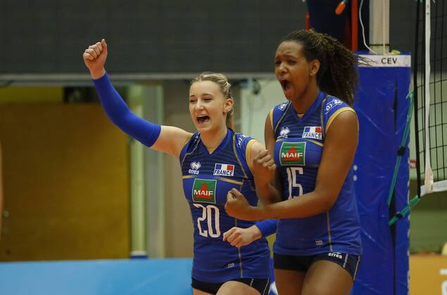 Volleyball, Golden European League, France - Finland