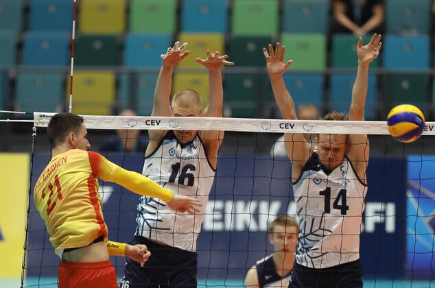 Volleyball, International match, Finland - Spain