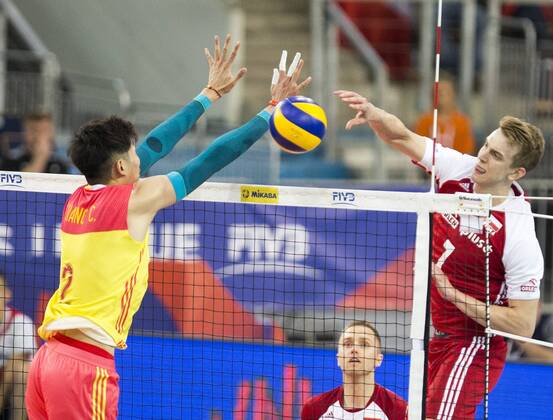 Volleyball, Nations League, Poland - China