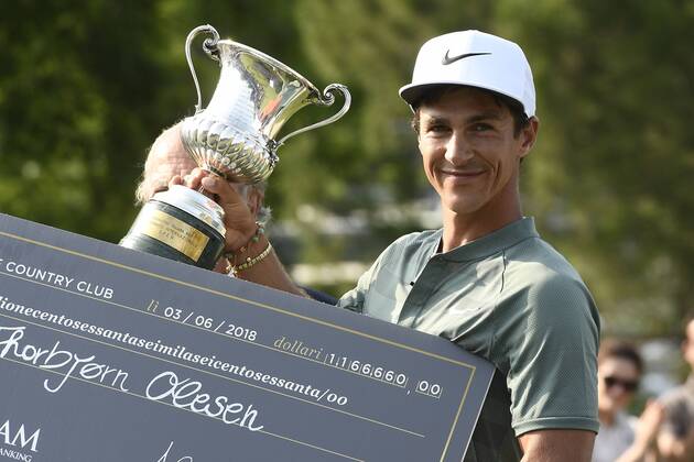 Golf, Open d Italia, Thorbjorn Olesen wins
