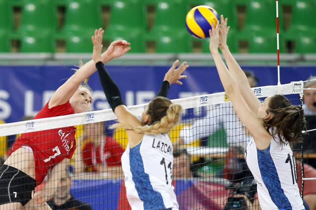 Volleyball, Nations League, Women, Belgium - Argentina