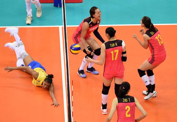 Volleyball, Women's National League, China - Brazil