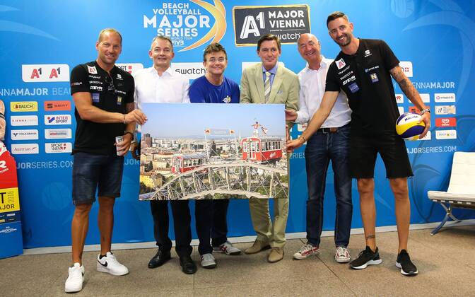 Beach Volleyball, Press Event for the A1 Major Series in Vienna