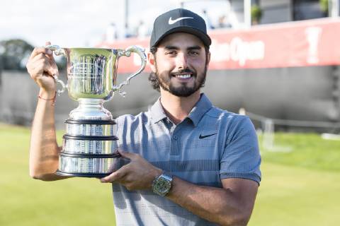 Golf, Emirates Australian Open in Sydney, winner Abraham Ancer