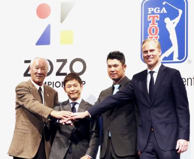 Golf, PK to the PGA Tournament Zozo Championship in Japan
