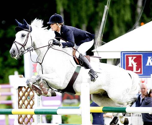 Equestrian sport, Show jumping, Princess Märtha Louise visits the Norway Grand Prix