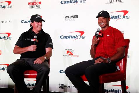 Golf, Press Conference Tiger Woods and Phil Mickelson