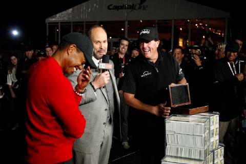 Shadow Creek Golf in Las Vegas, Phil Mickelson wins 9 million against Tiger Woods