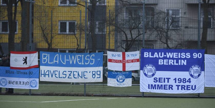 Fußball, Stadiongeschichte Blau-Weiß 90 Berlin