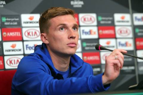 Football, EL, Dynamo Kiev Press Conference