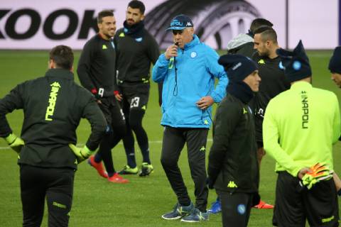 Football, EL, SSC Napoli Training