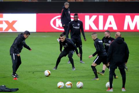 Football, EL, Eintracht Frankfurt Training