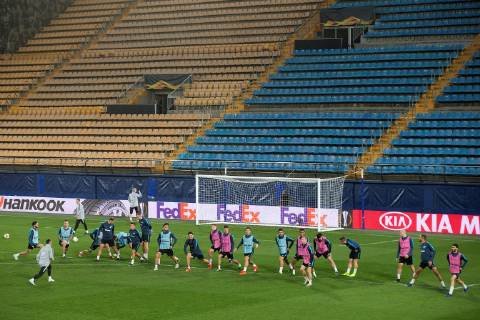 Football, EL, Zenit St. Petersburg Training and Press Conference