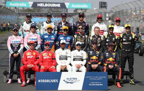Formula 1, Australian GP, Driver Photo Shoot
