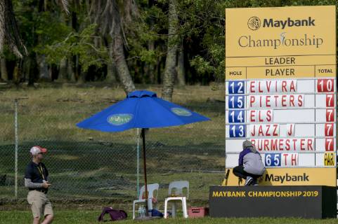 Golf, European Tour Tournament in Kuala Lumpur