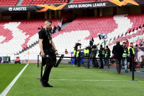 Football, EL, Benfica Lisbon - Eintracht Frankfurt, before the start of the match