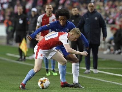Football, EL, Slavia Prague - FC Chelsea