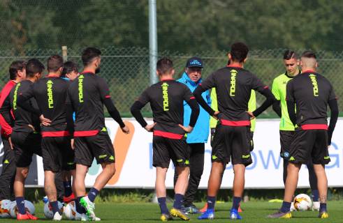Football, EL, SSC Napoli Training