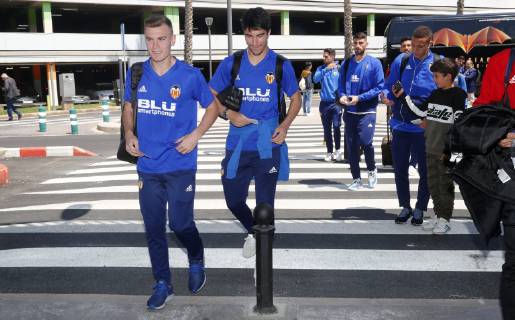 Football, EL, FC Valencia Departure to London