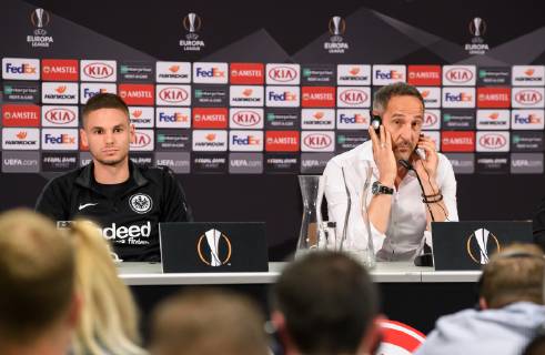 Football, EL, Eintracht Frankfurt Press Conference