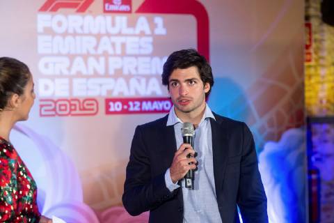 Formula 1, GP Spain, Presentation with Carlos Sainz