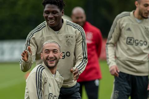 Football, CL, Ajax Amsterdam Training
