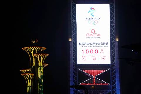 Peking 2022, Countdown-Uhr gestartet
