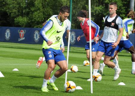 Football, EL, FC Chelsea Training