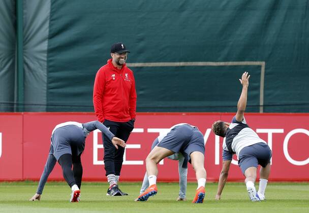 Football, CL Final, FC Liverpool Training