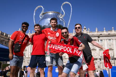 Football, CL Final, Tottenham Hotspur - FC Liverpool, Fans in Madrid