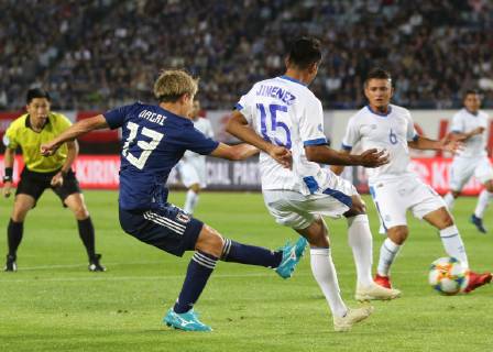 Football, international, Japan - El Salvador