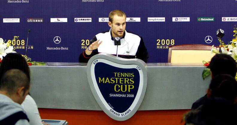 Tennis, ATP Masters Cup in Shanghai, Andy Roddick gibt seinen verletzungsbedingtes Aus beim Turnier bekannt