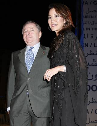 Jean Todt accompanies his girlfriend Michelle Yeoh at the Marrakech Film Festival
