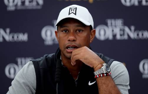 Golf, PGA Tour, The Open Championship, Tiger Woods Press Conference