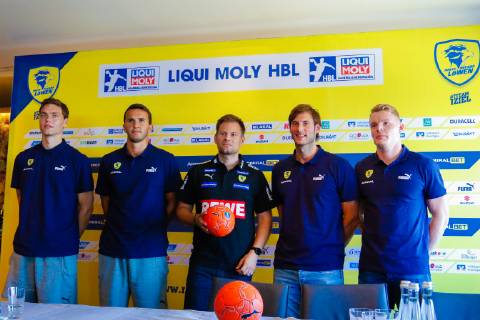 Handball, HBL, Rhein Neckar Löwen Press conference