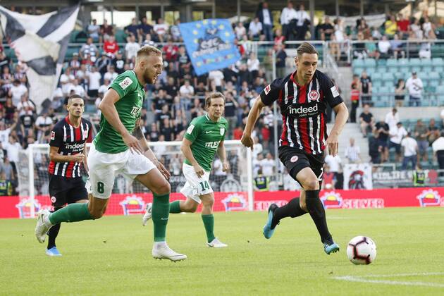 Football, EL Quali, FC Flora Tallinn - Eintracht Frankfurt