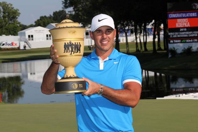 Golf, PGA, World Golf Championships - FedEx St. Jude Invitational in Memphis, Winner Brooks Koepka